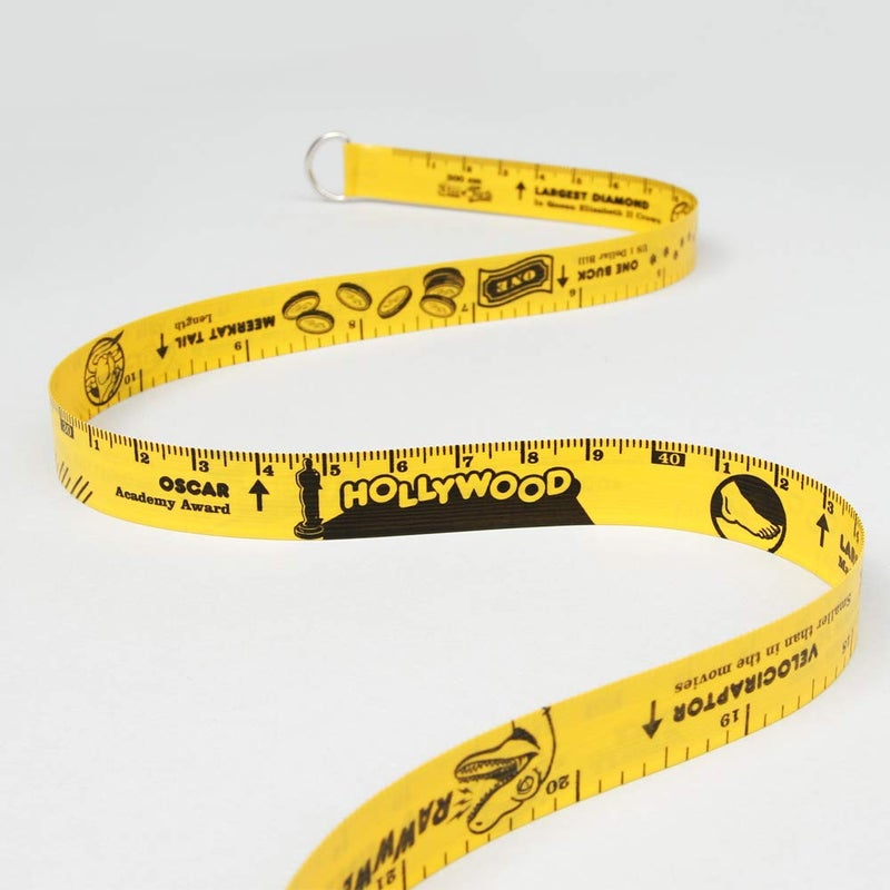 Suck UK Tape Measure - Fun Facts Filled 3m Double Sided - Measuring Tape - Fun Tape Measure with Silly Facts - Stocking Fillers - Measuring Tool - Retractable - Image 5
